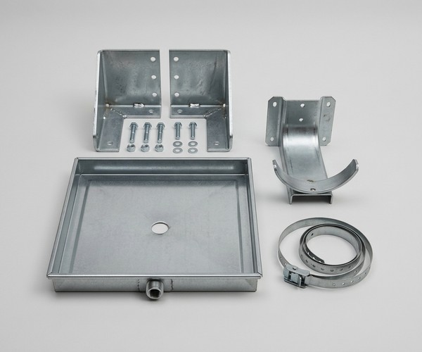 System-04 Wall Mount Brackets with 2 Inch Drain Pan, Expansion Tank Bracket, and Straps Kit product listing image